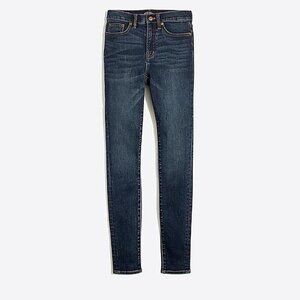J. Crew 9" high-rise skinny jean in classic blue wash size 27